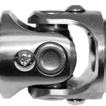 DEMOTOR PERFORMANCE 3/4" - 36 Spline to 3/4" DD Universal Black Steel U-Joint