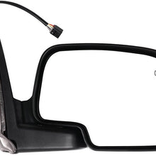 ECCPP Towing Mirror for 2000-2002 Chevy Avalanche Suburban Tahoe GMC Yukon XL Power Heated Right Passenger Side Mirror GM1320249 128-02973L 15179836
