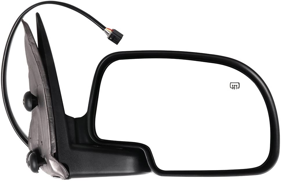 ECCPP Towing Mirror for 2000-2002 Chevy Avalanche Suburban Tahoe GMC Yukon XL Power Heated Right Passenger Side Mirror GM1320249 128-02973L 15179836