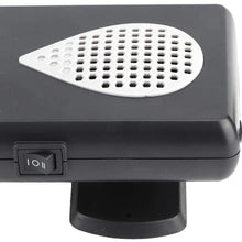 Qiilu Car Heater Fan,Car Portable Heater Fan Windscreen Demister Ventilation Defroster ABS DC12V Car Auto Heating Fan