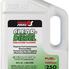 Power Service 09280-06 Clear-Diesel Fuel & Tank Cleaner - 80 oz.