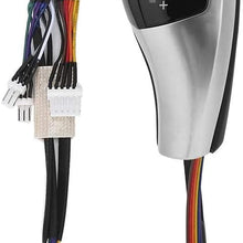 Gear Shift | Akozon Electric LHD Automatic LED Gear Shift Knob Retrofit Kit Fits for BMW E46 E60 E61 Refit for F30 (Electro silvering)