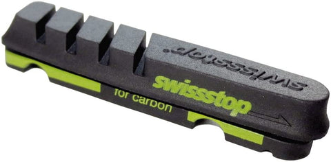 SwissStop Flash Evo Replacement pads for carbon rims Shimano- Black Prince- Pack of 4