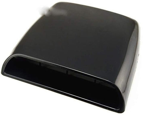 Car Styling Universal Decorative Air Flow Intake Scoop Turbo Bonnet Vent Cover Hood Silver/White/Black Car Styling Hood Scoop (Color Name : Silver)