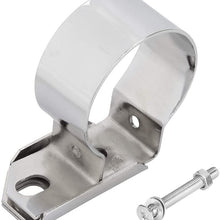 Aramox Ignition Coil Bracket, CNC Aluminium Alloy Ignition Coil Mount Bracket Fit for Ford Mustang F150 (Silver)