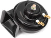 Bigking Waterproof Car Horn,Universal Car Horn 12V 105dB Truck Dynamic Speaker Monophonic Snail Black Waterproof