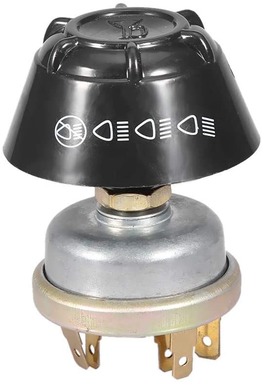 Horn Push Switch,2V Waterproof Light/Horn Switch Push Button Metal for Massey Ferguson Tractor