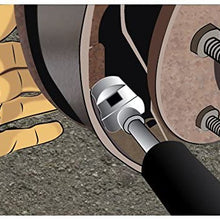 ARES 70191 - Brake Spring Compressor Tool - Provides Leverage to Remove and Install Stubborn Hold-Down Springs of Drum Brakes