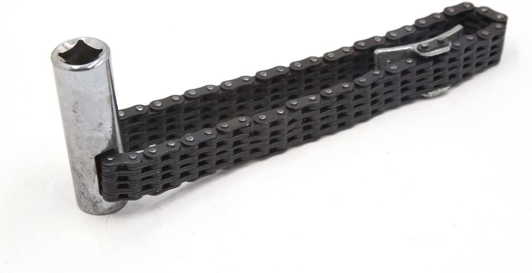 uxcell 52 Sections Auto Car Vehicle Repair Dismantle Tool Oil Filter Chain Wrench