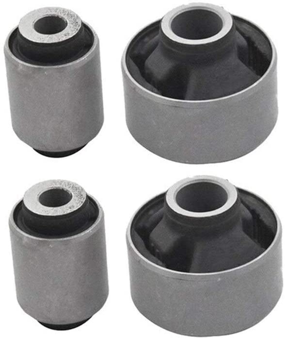 zhuzhu 4Pcs Car Front Lower Control Arm Bushing Fit for Subaru XV Impreza 20204-AG011 20204AJ000 (Color : Black and Silver) (Black and Silver)
