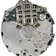 DB Electrical ADR0242-C 110 Amp Chrome Alternator Compatible with/Replacement for Chevy GM 12SI One-Wire 1965-1985