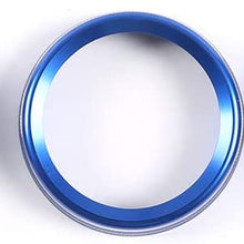 CHEYA Car Rear Air Conditioner Adjustment Knob Rings Cover Trim for Land Rover Defender 110 2020 Car Accessories (Silver)