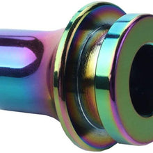 Dewhel Shift KNOB Boot Retainer/Adapter for Manual Gear Shifter Lever 10X1.25 (Neo Chrome)