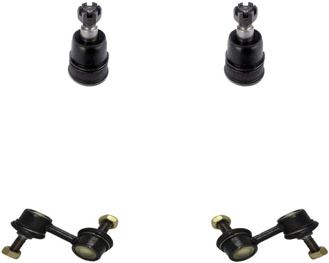 Detroit Axle - Front Lower Ball Joints + Sway Bars Replacement for 2003-2011 Honda Element (NOT for SC) - 4pc Set