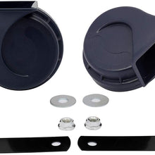 AUTOMUTO 130DB Electric Motorcycle Horn 12V Twin Horn Kit for Car Motorcycle Truck Boat