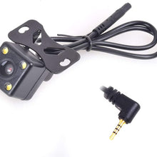 12-24V Auto Rear View Backup Camera 2.5mm AV-in for Car DVR Camcorder Black Box Recorder Dash Cam Dual Recording Aux Stereo GPS Tablet Video Input