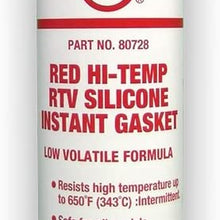 Pro Seal 80728 Red Hi-Temp Instant Gasket. 11.1 oz.