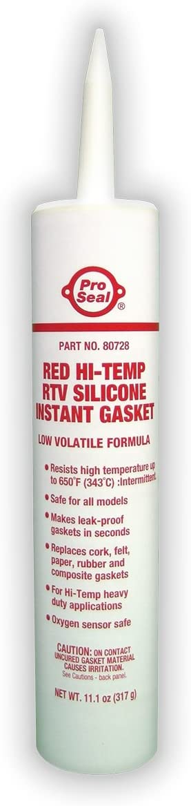 Pro Seal 80728 Red Hi-Temp Instant Gasket. 11.1 oz.
