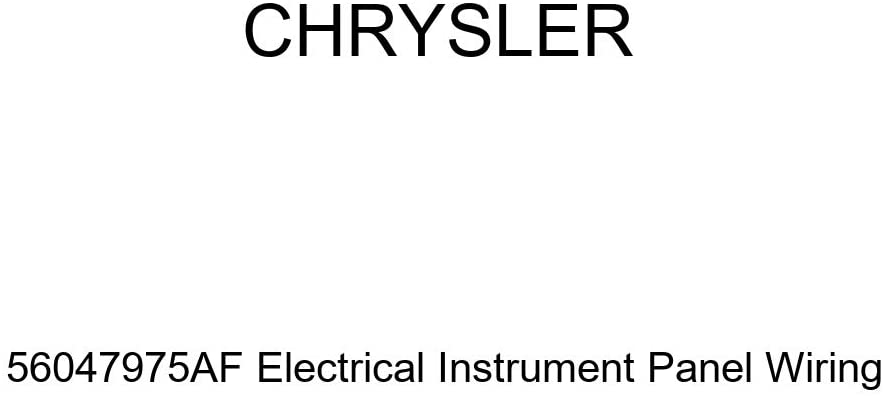 Genuine Chrysler 56047975AF Electrical Instrument Panel Wiring
