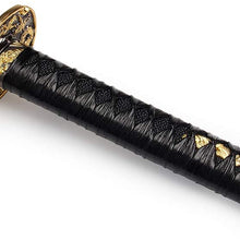 WENJTP Htostar Racing Katana Samurai Sword Shift Knob Shifter Katana Cortex disc Universal Fit for Manual Cars with Adapters Black + Black(20cm)