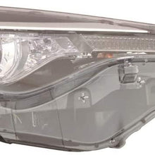 KarParts360: For 2017 2018 2019 TOYOTA COROLLA Head Light Assembly Driver and Passenger Side w/Bulbs (Black Housing) Replaces TO2502249 CAPA Certified TO2503249