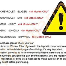 Titaniarm 14Pcs Front Steering & Suspension Kit Control Arms Ball Joints Tie Rods fit S10/S15 Blazer Jimmy Sonoma Syclone Typhoon Hombre