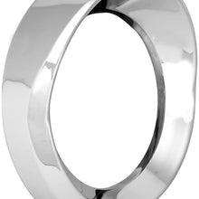 GG Grand General 68396 5-1/4 Inches Chrome Plastic Gauge Cover for Kenworth Speedometer