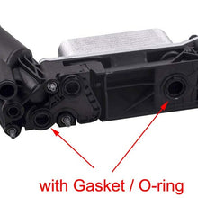 Ensun 5184294AE Engine Oil Cooler Housing Filter with 2 Sensor replacement for 2011-2013 300 Town & Country, Dodge Grand Caravan, Grand Cherokee, Ram 1500 3.6L V6 Engine