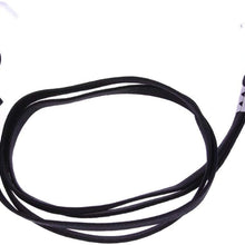 Queenbox 80CM Bicycle Cargo Racks Tied Rubber Straps Rope with Hooks for Securing Tarps, Canvases, Red