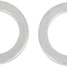 X AUTOHAUX 10 Sets M16x1.5 Metal Car Engine Oil Pan Drain Cap Screw Bolt Plug with Gasket