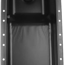 A-Premium Engine Oil Pan Compatible with Chevrolet Ford GMC Kenworth Western Star Peterbilt Freightliner Truck L6 7.2L Diesel (Caterpillar) C7 3126 3126B