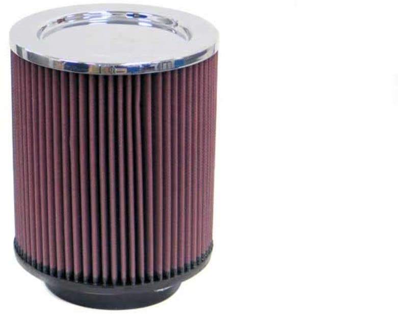 K&N Universal Clamp-On Air Filter: High Performance, Premium, Washable, Replacement Engine Filter: Flange Diameter: 4 In, Filter Height: 8 In, Flange Length: 0.625 In, Shape: Round, RD-1410
