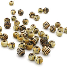 Beads Unlimited Horn Round, 6mm, Natural