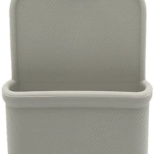 uxcell Silicone Auto Car Air Vent Phone Coin Holder Storage Bag Case Pocket Gray
