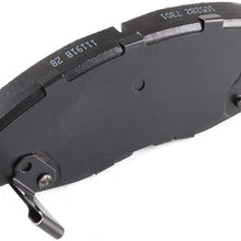 BRAKEUS Professional Ceramic Pads Fit for 1997-1999 Acura CL, 1990-2002 Honda Accord, 1996-2011 Honda Civic, 2010-2014 Honda Insight