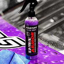 Shine Armor Fortify Quick Coat – Ceramic Coating - Car Wax Spray - Waterless Car Wash & Wax - Hydrophobic Top Coat Polish & Polymer Paint Sealant Protection
