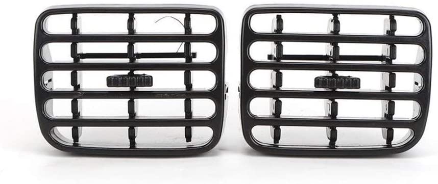 Iinger 1Pair Air Condition Vent Frame Car Dashboard Left Right AC Air Vent Grill Fit for Renault CLIO MK2 1998 1999 2000 2001-2006 ABS