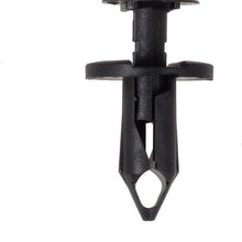 PartsSquare 50pcs Durable Nylon Bumper Fender Push Type Clips Auto Body Retainer Fender Liner Fastener Rivet Automotive Car Clamps