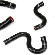 HPS 57-1337-BLK Black Silicone Radiator Coolant/Heater Hose Kit