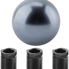 Aramox Gear Shift Knob, Car Universal Manual Knob Gear Shift Head Round Ball Shape (Blue)