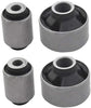 SHOUNAO 4Pcs Car Front Lower Control Arm Bushing Fit for Subaru XV Impreza 20204-AG011 20204AJ000 (Color : Black and Silver)