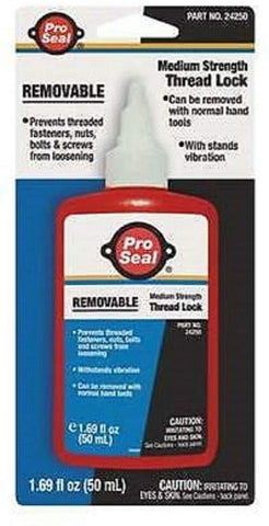 50 ML Made in USA Thread Locker 24250 RLP1BLHN9Medium Strength Threadlocker Blue