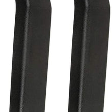 KNS Accessories KC2721A Black Bumper Guard Inserts Only, 1981-1987 Chevrolet Truck, GMC, Squarebody, C10, C20, Sold as Pair