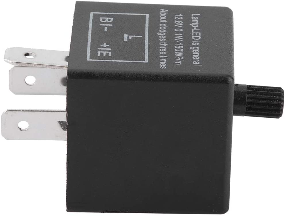 Universal Electronic Relay Control Module, Plug & Play Turn Signal, Turn Signal Light Blinker for Automobile Car