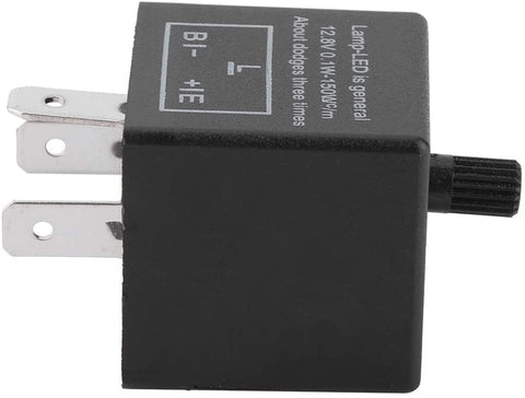 Universal Electronic Relay Control Module, Plug & Play Turn Signal, Turn Signal Light Blinker for Automobile Car