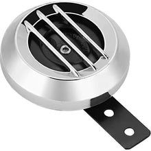 Qii lu Universal Motorcycle Electric Loud Horn Siren 12V 110DB Waterproof Round Horn Speaker