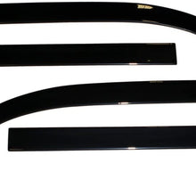 Auto Ventshade 894011 Low Profile Dark Smoke Ventvisor Side Window Deflector, 4-Piece Set for 2009-2014 Ford F-150 SuperCrew | Also fits 2011-2014 Raptor SuperCrew