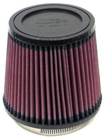 K&N Universal Clamp-On Air Filter: High Performance, Premium, Washable, Replacement Filter: Flange Diameter: 3.75 In, Filter Height: 5 In, Flange Length: 0.625 In, Shape: Round Tapered, RU-4250