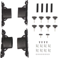 AUTOMUTO Crossbars + Side Rails fit for Toyota Highlander 2008-2013 Aluminum Black Roof Top Bar Luggage Carrier