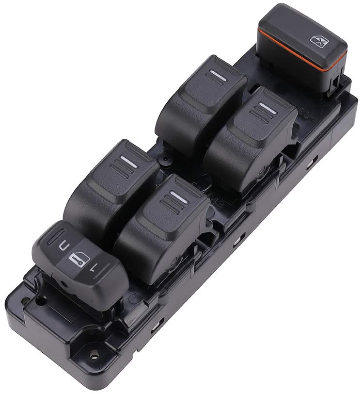 25779767 Driver Side Power Window Master Switch Fits Chevy Colorado 2004-2012/GMC Canyon 2004-2012 /Hummer H3 2006-2010/H3T 2009-2010/with White Backlight